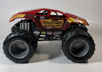 Red max d monster truck toy clearance