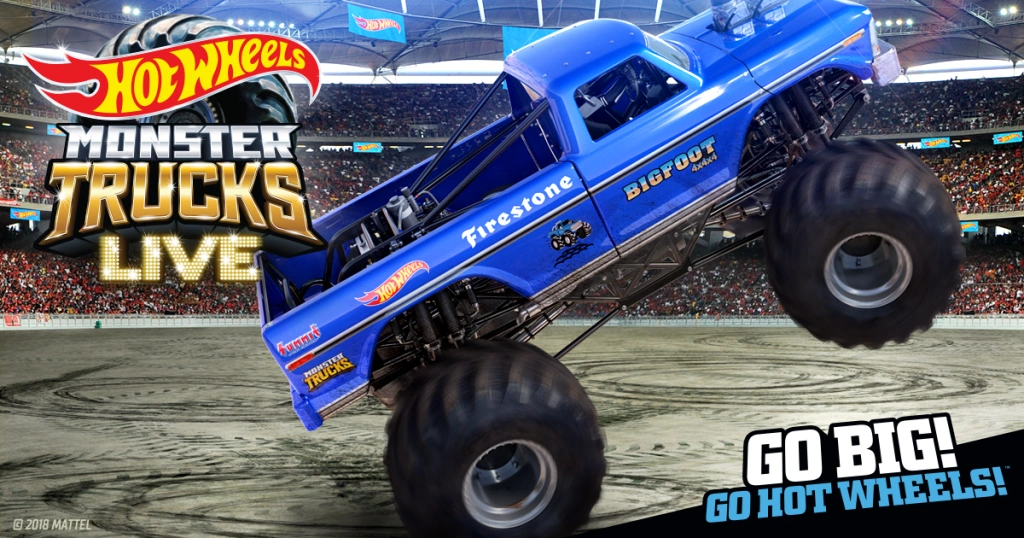 bigfoot monster truck toy hot wheels