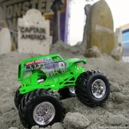 Green Grave Digger 27 2016 toy.