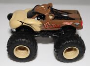 2005 Hot Wheels toy. The red has been removed to make it more accurate to the real truck.