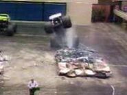 The infamous Georgia incident of Jailbreak breaking the floor.