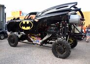 Batman on travel tires, July 2008