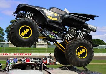 Batman KC s Fireworks Monster Trucks Wiki Fandom