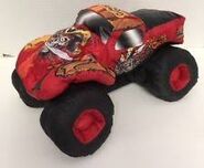 Red plush truck.