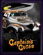 Chrome Captain's Curse in Monster Jam Showdown.