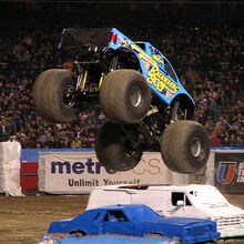 backwards bob monster truck toy