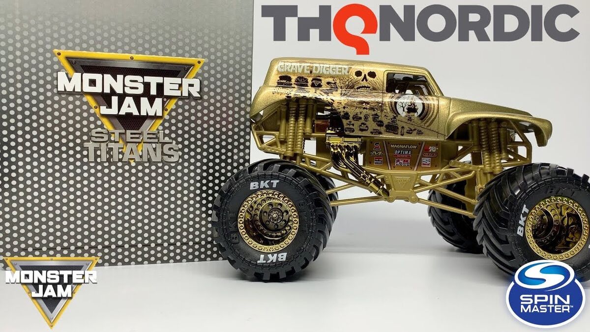 gold grave digger hot wheels