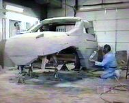The first body under construction.