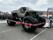 Soldier Fortune competing at its final show at Monster Jam World Finals XXIII.
