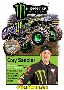 Coty Saucier Monster Jam Driver