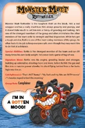 Monster Jam Truckin' Pals bio.