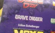 Grave Digger 25 logo used for media at Monster Jam World Finals 16.