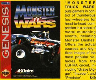 nes monster truck game