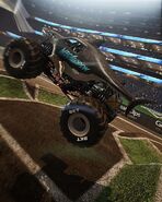 Megalodon Overcast in Monster Jam Steel Titans.