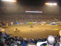 Monster Jam Freestyle Orlando FL 2008, Monster Jam Orlando 2008 Freestyle, By MonsterTruckinatorTV