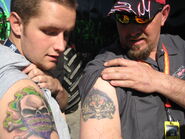 Ryan's Son-Uva Digger tattoo in 2008.