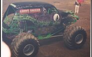 Grave Digger 12 with one of the first updated graveyard schemes, circa 1997-99.