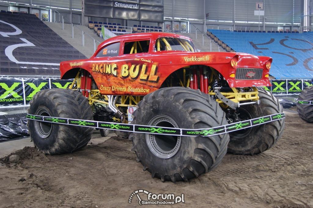 Watch Red Bull's F1 Drivers Wheel Monster Trucks On Dirt