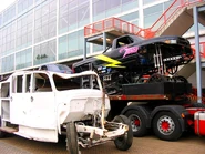 Blown Thunder arriving with Slingshot in Arnhem.