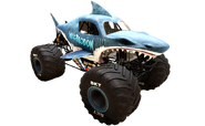 Megalodon in Monster Jam Steel Titans.