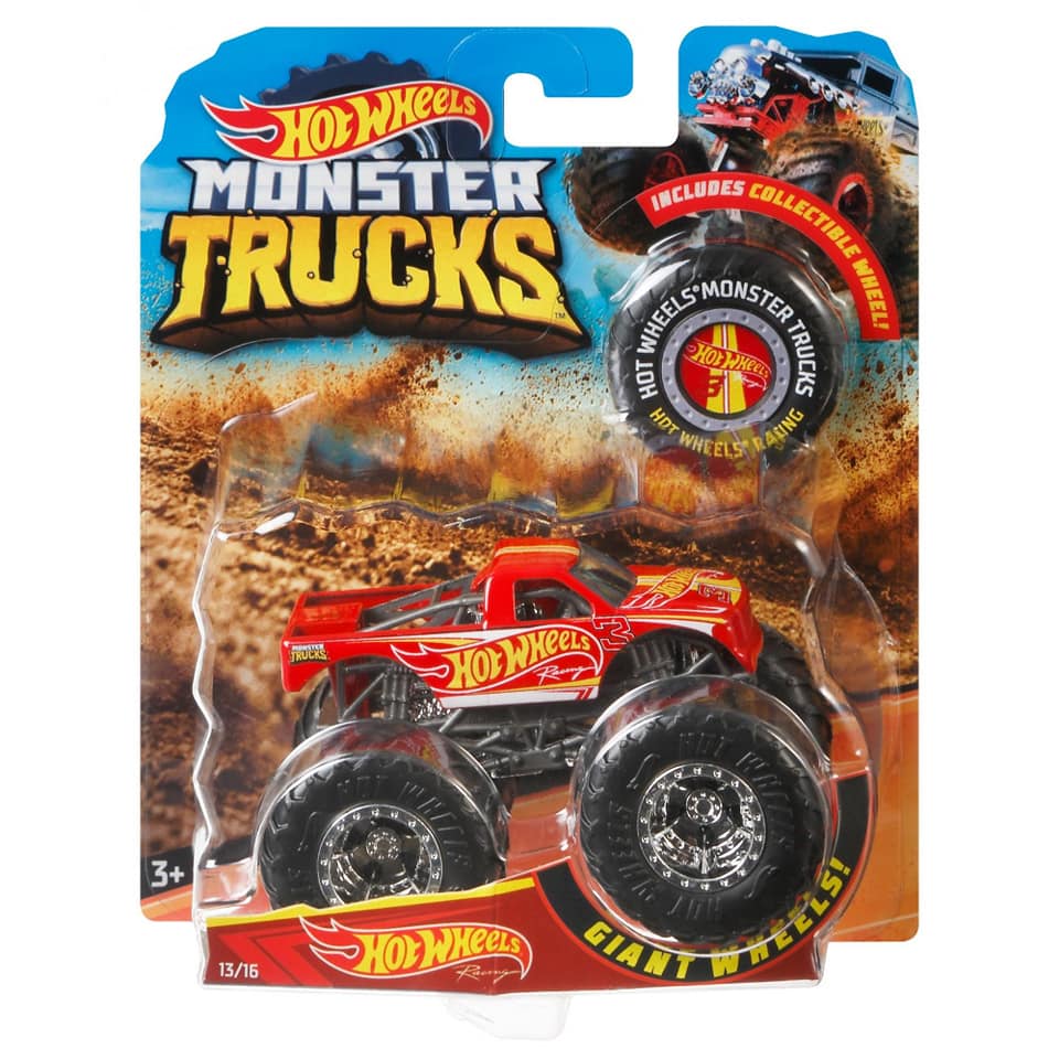 Hot Wheels Monster Trucks Downhill Race and Go Playset