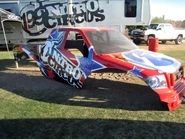 The Nitro Circus body on display at the Monster Jam World Finals X pit party.
