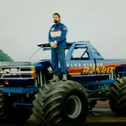 Blue Ribbon Bandit monster truck.