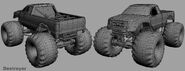 The Destroyer's digital truck render in Monster Jam: Path of Destruction.