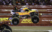 Running as Team Hot Wheels