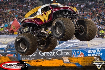 wonder woman monster truck toy