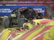 Orlando 2013, after a wreck in freestyle.
