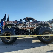 black pearl monster truck toy