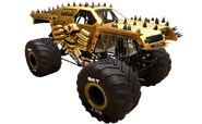 Gold Max-D in Monster Jam Steel Titans.