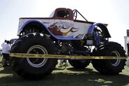 American Graffiti with the Monster Jam logo at the World Finals 14. This would be the only time it used the Monster Jam logo.