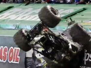 Cole's World Finals XIX crash.