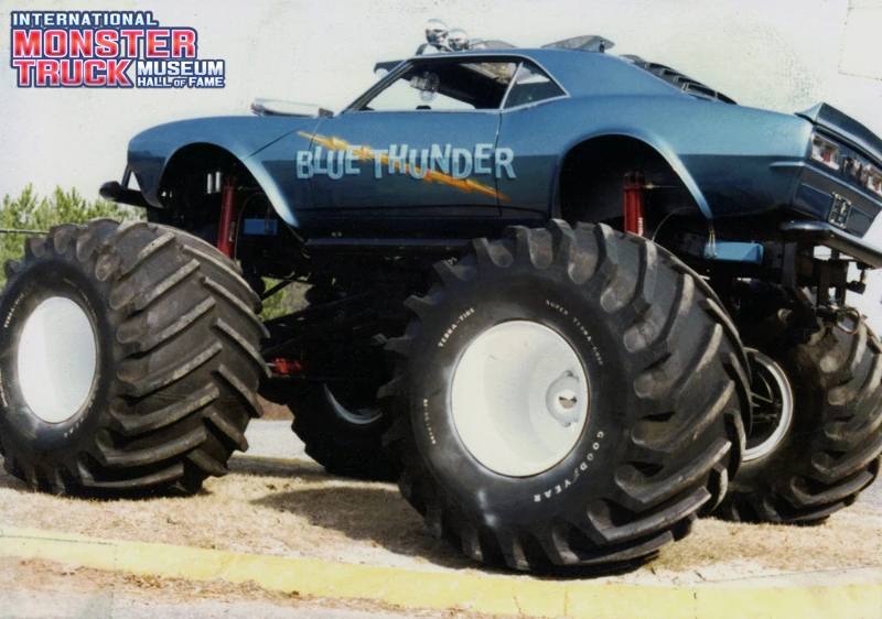 blue thunder monster truck toy