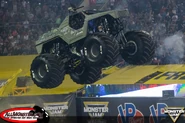 Alternate Soldier Fortune during the Monster Jam World Finals XVII encore.