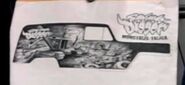 Son-Uva Digger's original concept drawing, from the late nineties.