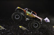 Candy apple red Avenger for the Monster Jam World Finals 12.