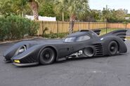1989 Batmobile which the truck's design was based off of.