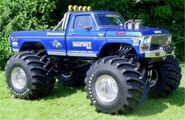 Bigfoot 1 on 66" tires.