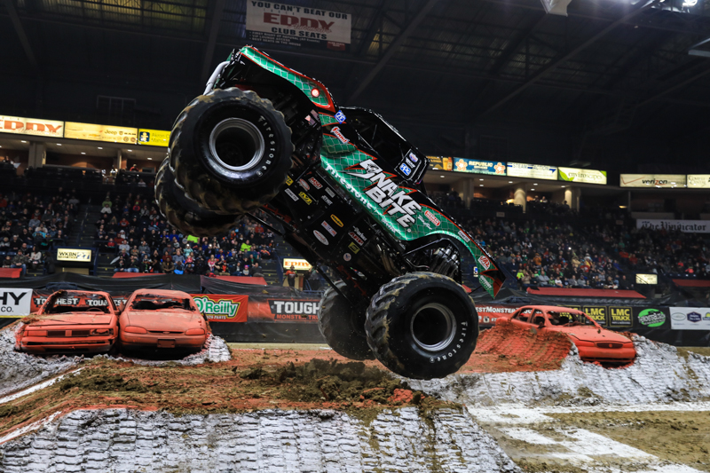 What makes the Toughest Monster Truck Tour the “toughest” around