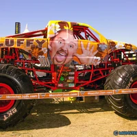 fluffy monster truck toy