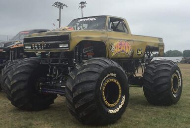 NORFOLK, VA - OCTOBER 31: Monster Truck Bone Shaker driven by Cody