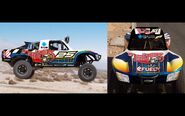 The trophy truck design the truck was based on.