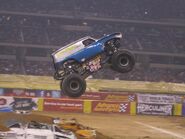 Tony Farrell's Grave Digger the Legend in Arlington, circa 2011.