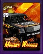 Fire Great Clips Mohawk Warrior in Monster Jam Showdown.