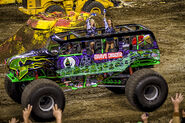 Grave Digger 11, a ride truck, at World Finals 14 in 2013.