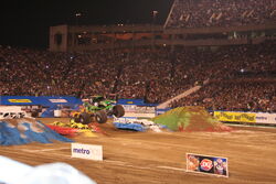 Monster Jam Freestyle Orlando FL 2008, Monster Jam Orlando 2008 Freestyle, By MonsterTruckinatorTV