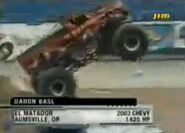 El Matador's San Antonio 2007 freestyle with a profile box. Never seen in the US, only in the European broadcasts. Also JIM in the top right again.